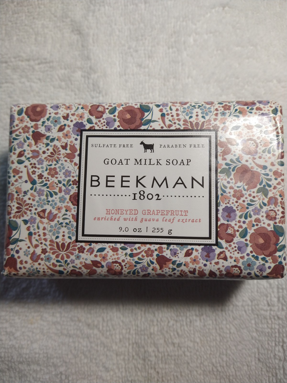 Beekman 1802 Goat Milk Soap, Honeyed Grapefruit, 9 oz- NEW/ SEALED