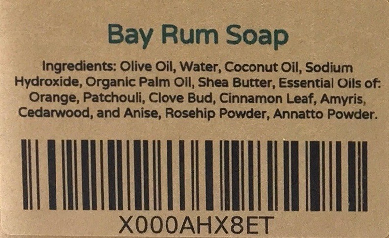 Bay Rum Soap – All Natural, Vegan, Handmade Soaps ~ 2/4oz Bars ~ YANKEETRADERS®