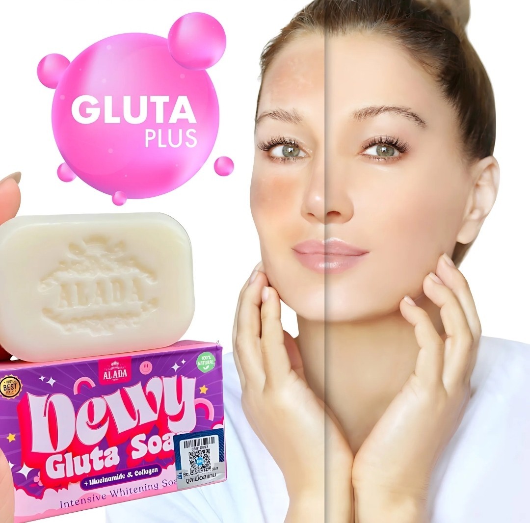 🆕️ ALADA Natural Dewy Gluta Soap 70g Intensive With Niacinamide & Collagen 💯✅
