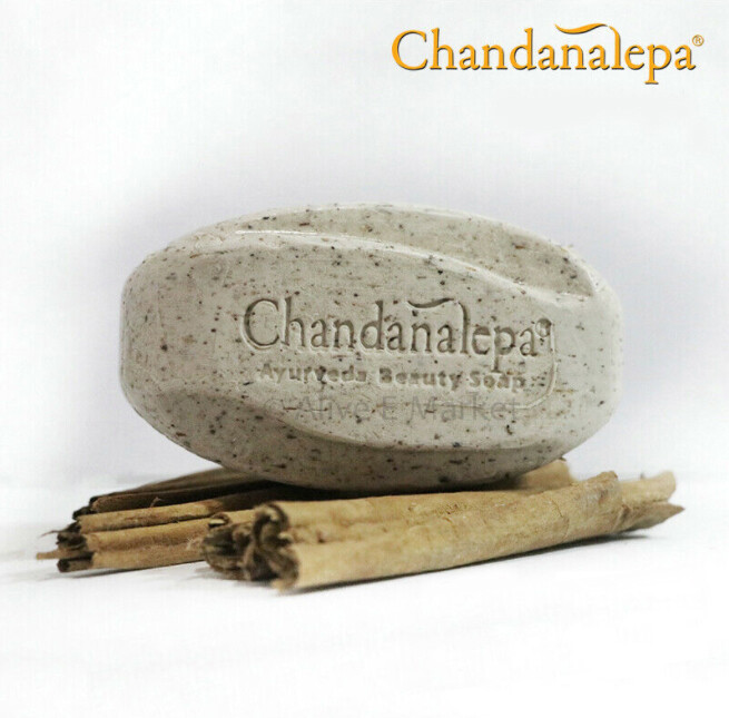 New Chandanalep Ayurveda Natural Cinnamon Herbal Beauty Soap Germ Killing SOAP
