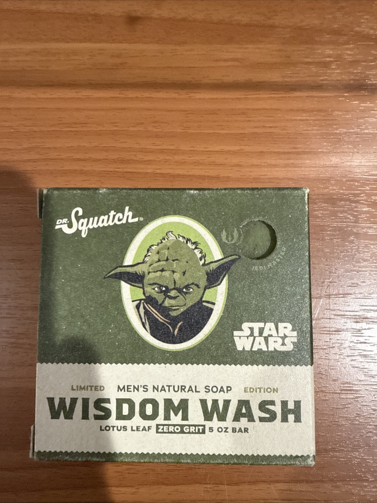 Dr. Squatch Wisdom Wash Star Wars Yoda Natural Bar Soap for Men, 5 oz Zero Grit