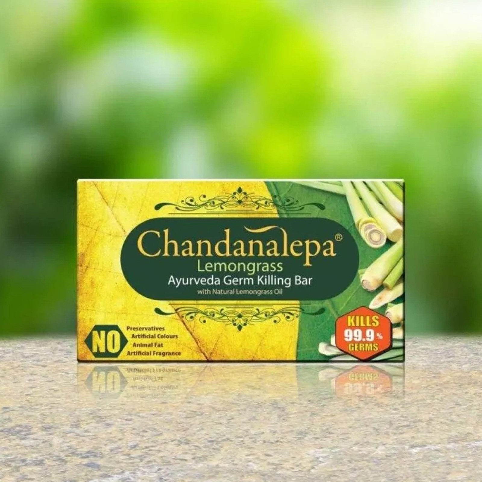 Lemongrass Chandanalepa Ayurveda 100g Beauty Body Health Soap FREE SHIPPING
