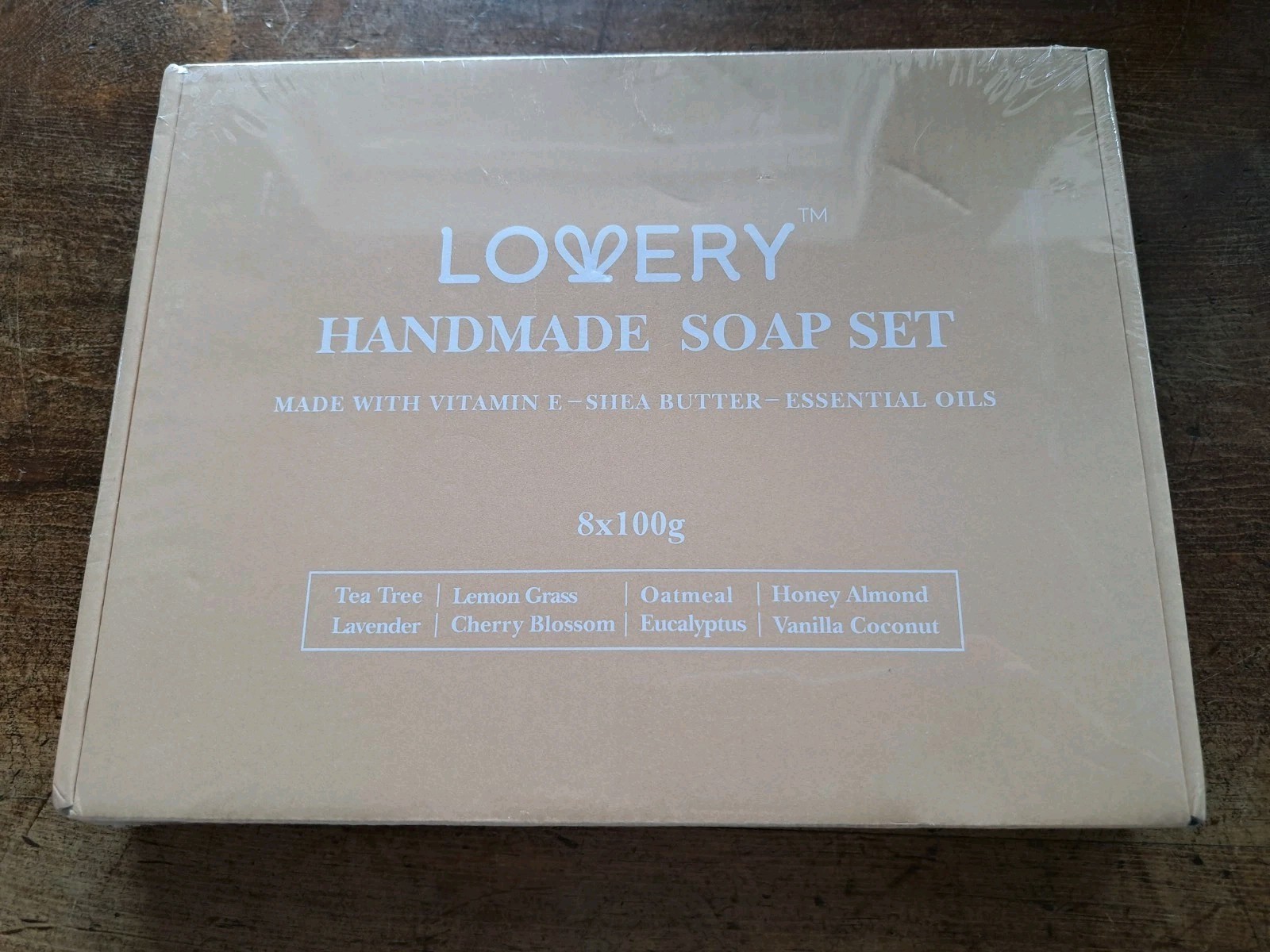 New Lovery 8 Piece Handmade Soap Gift Set Various Scents Sealed