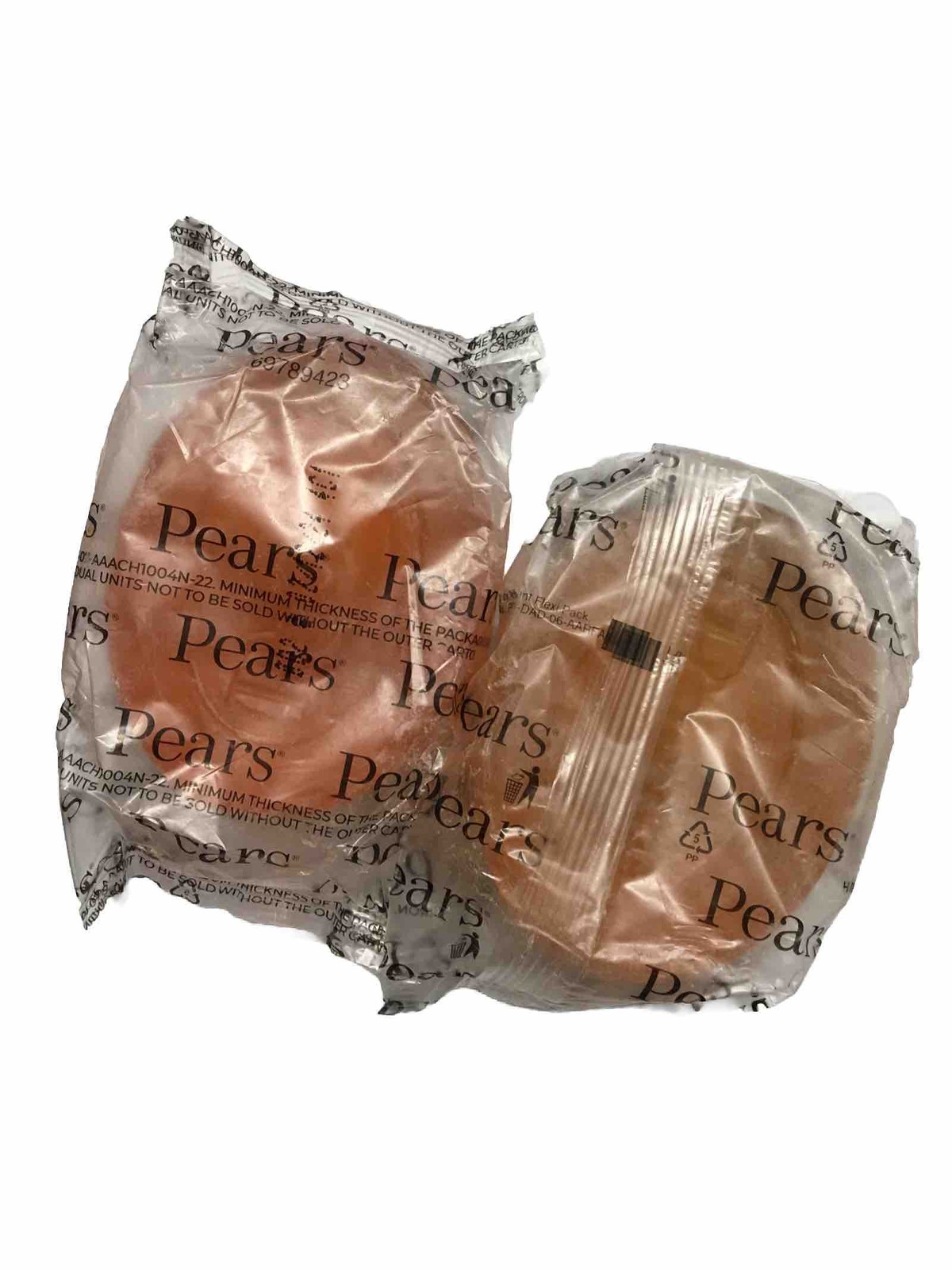Pears Transparent Soap Bars 2pack 4.4oz No Boxes