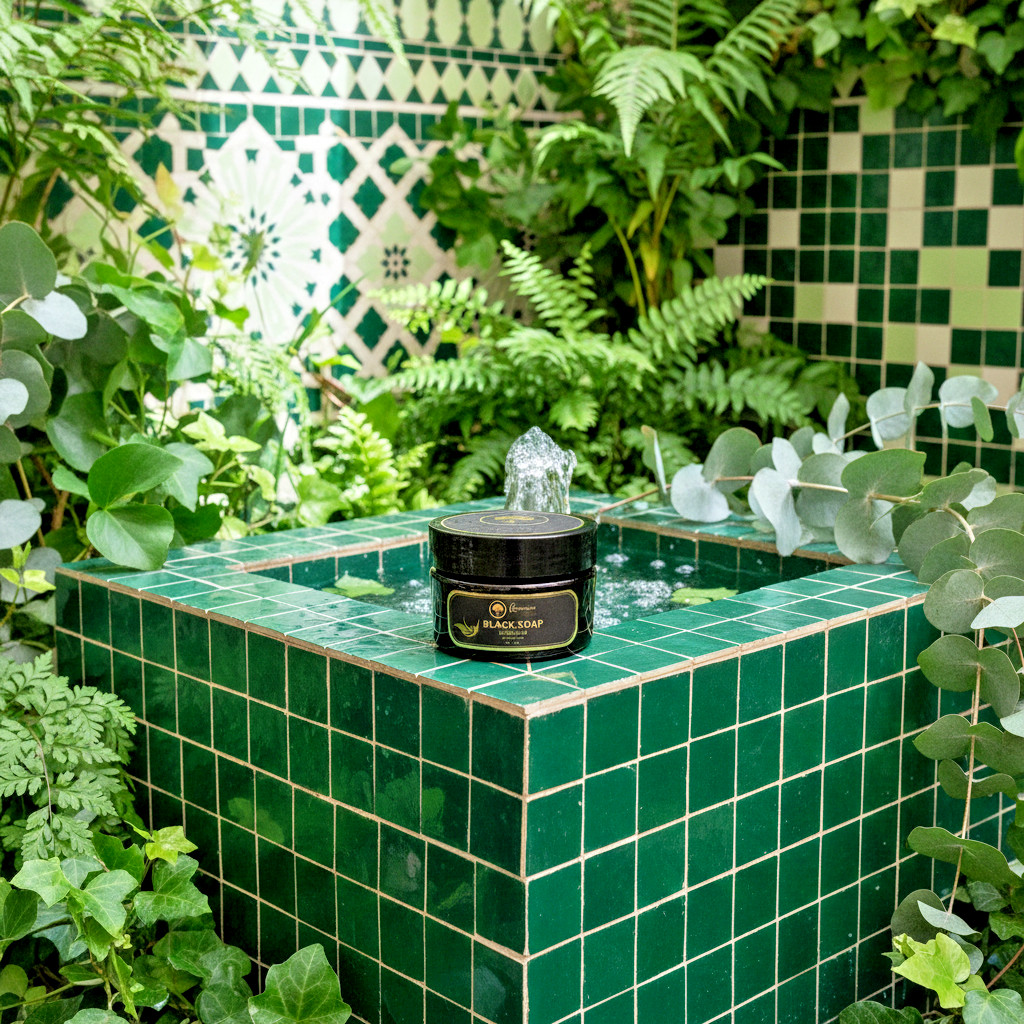 Renaissance de Beaute ~ Nila Black Soap for Deep Purification for a Hammam Glow