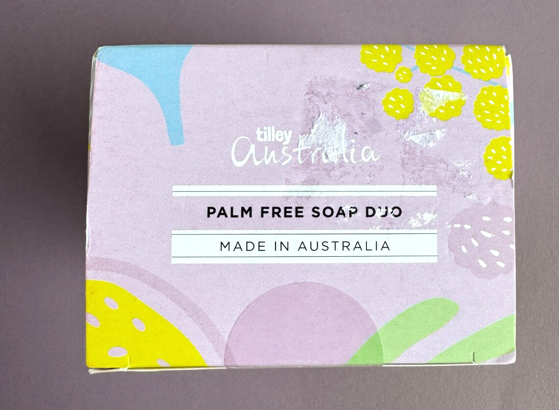 Tilley Australia Palm Free Eucalyptus & Lavender Bar Soap Duo 2 x 250 gm/8.8 oz