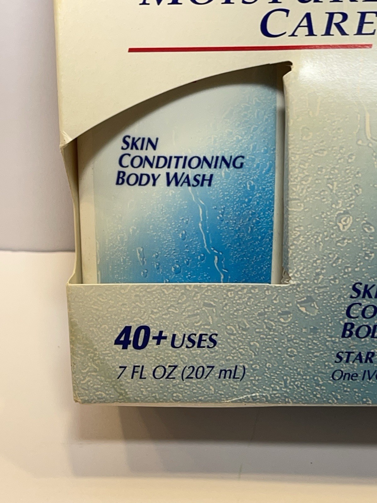 Ivory Moisture Care Skin Conditioning Body Wash 7 Fl. oz. Sponge Starter Kit NEW