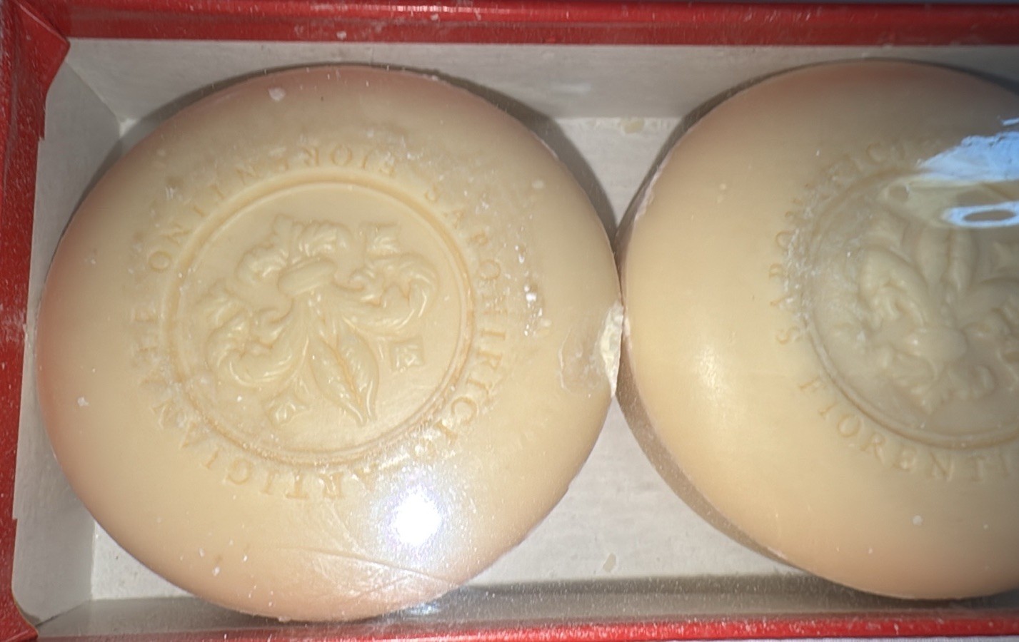 Vintage Saponificio Artigianale Fiorentino Soap Gift Set 3 Bars Made in Italy