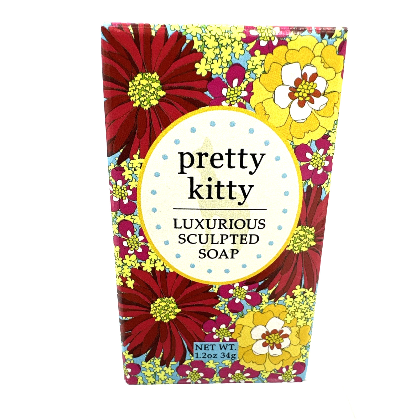 Greenwich Bay Pretty Kitty Sculpted Soap Lot Of 8 (1.2oz Each) 2.5 x 1.5 Inch