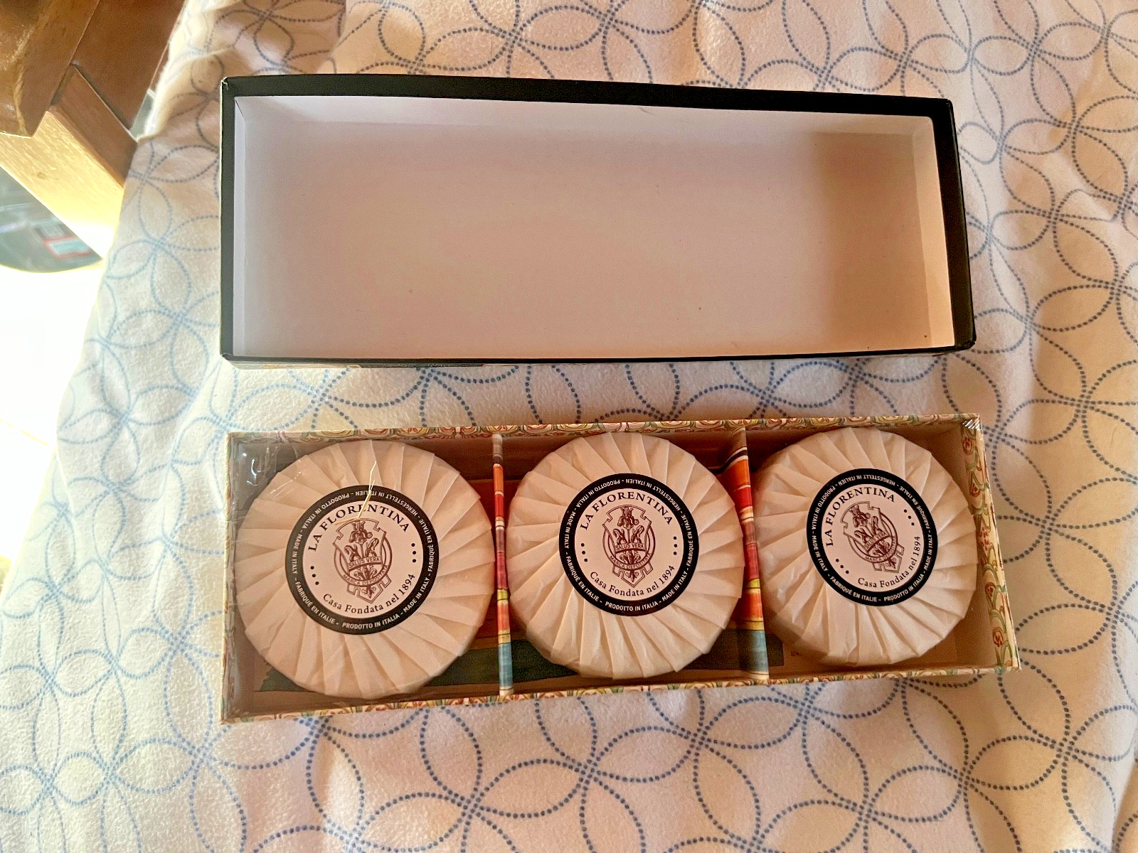 Giardino Segreto La Florentina Set Of 3 Soaps Marine Water Hawthorne – Italy 4oz
