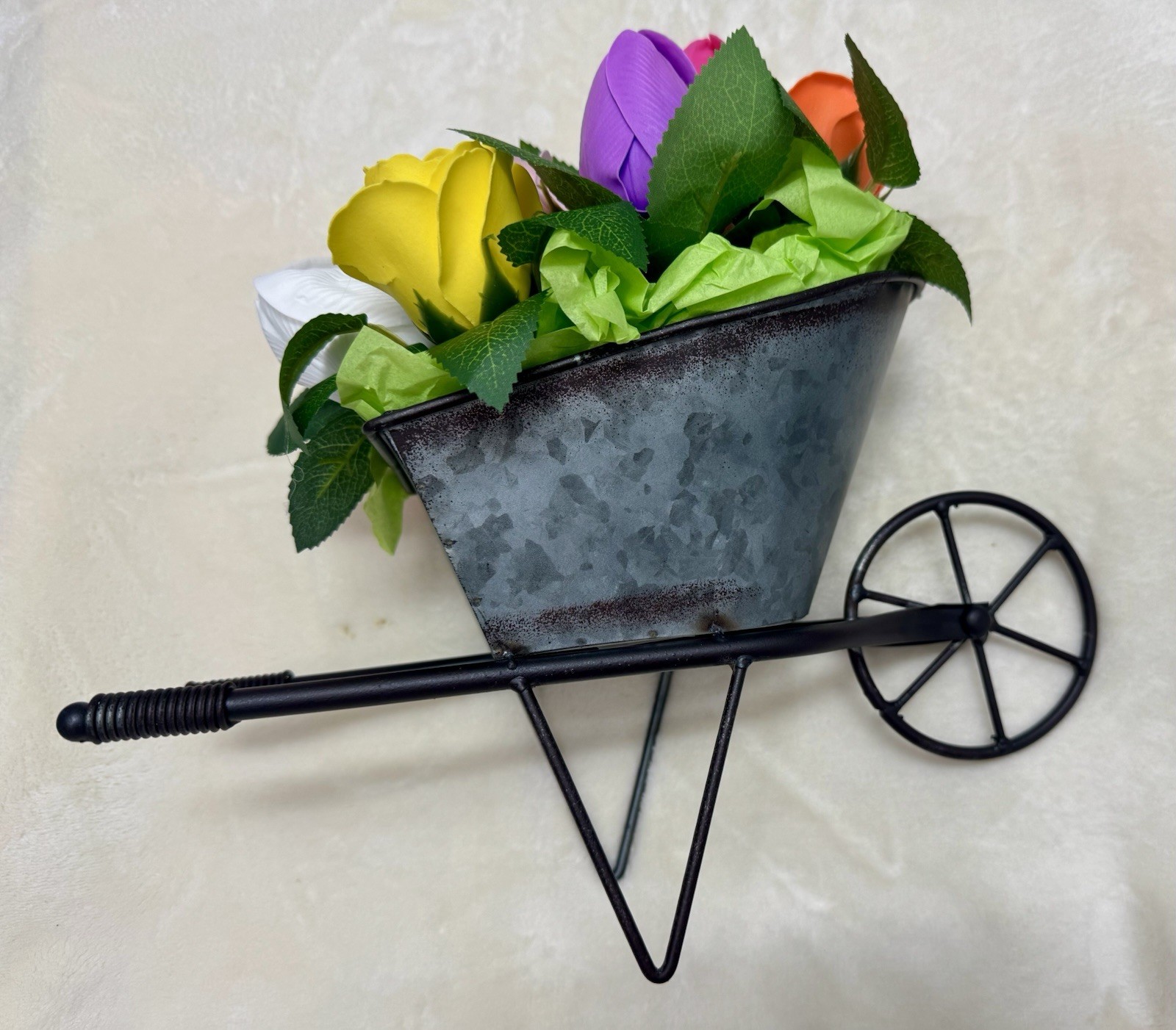 Soap flowers gift set