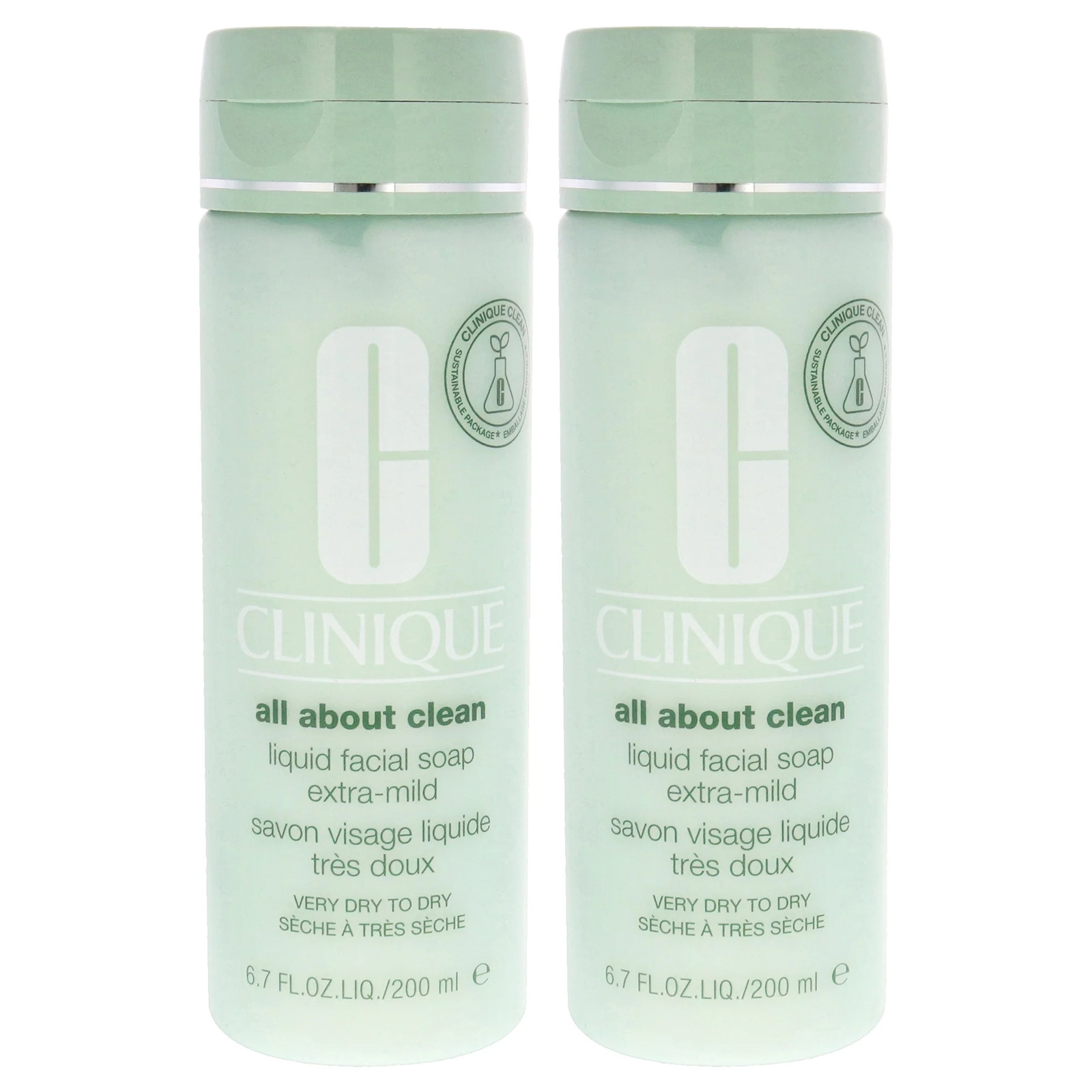 Clinique All About Clean Liquid Facial Soap Extra Mild by Clinique for Unisex…