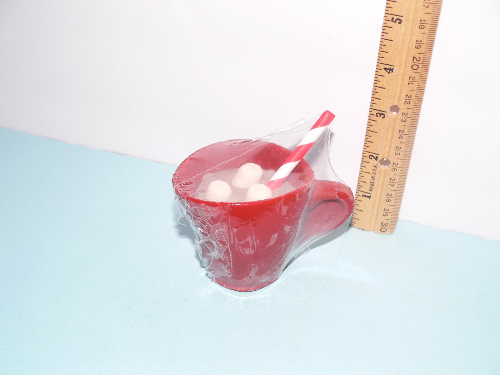 LOVE LEE SOAPS Hot Cocoa PEPPERMINT MOCHA SCENTED Christmas CUP MARSHMELLOWS NEW