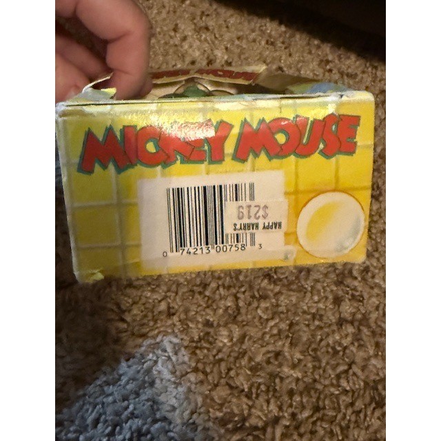 Vintage Mickey Mouse Bath Soap 3.4 oz. 1990s Disney Collectible New in Box