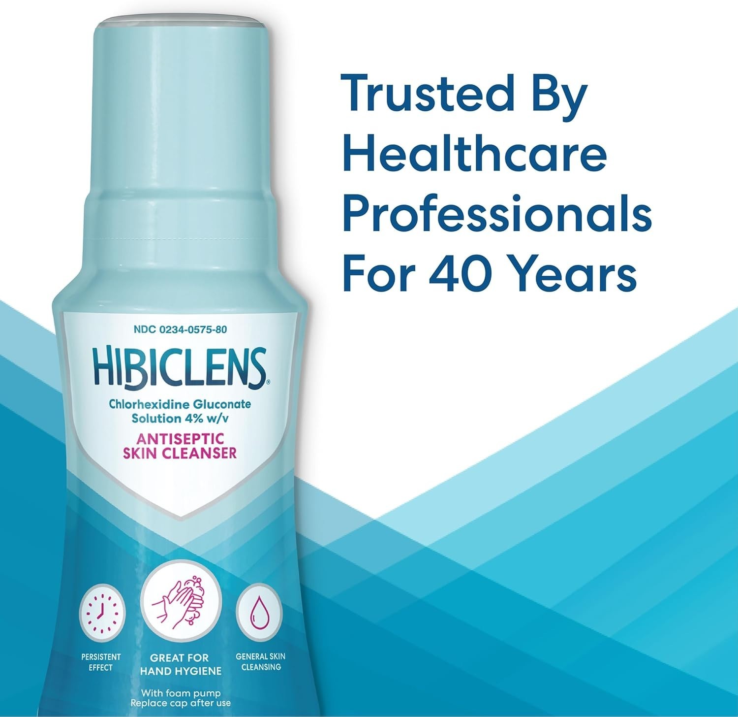 Hibiclens 8oz Antimicrobial Foaming Soap with 4% CHG for Effective Cleanliness