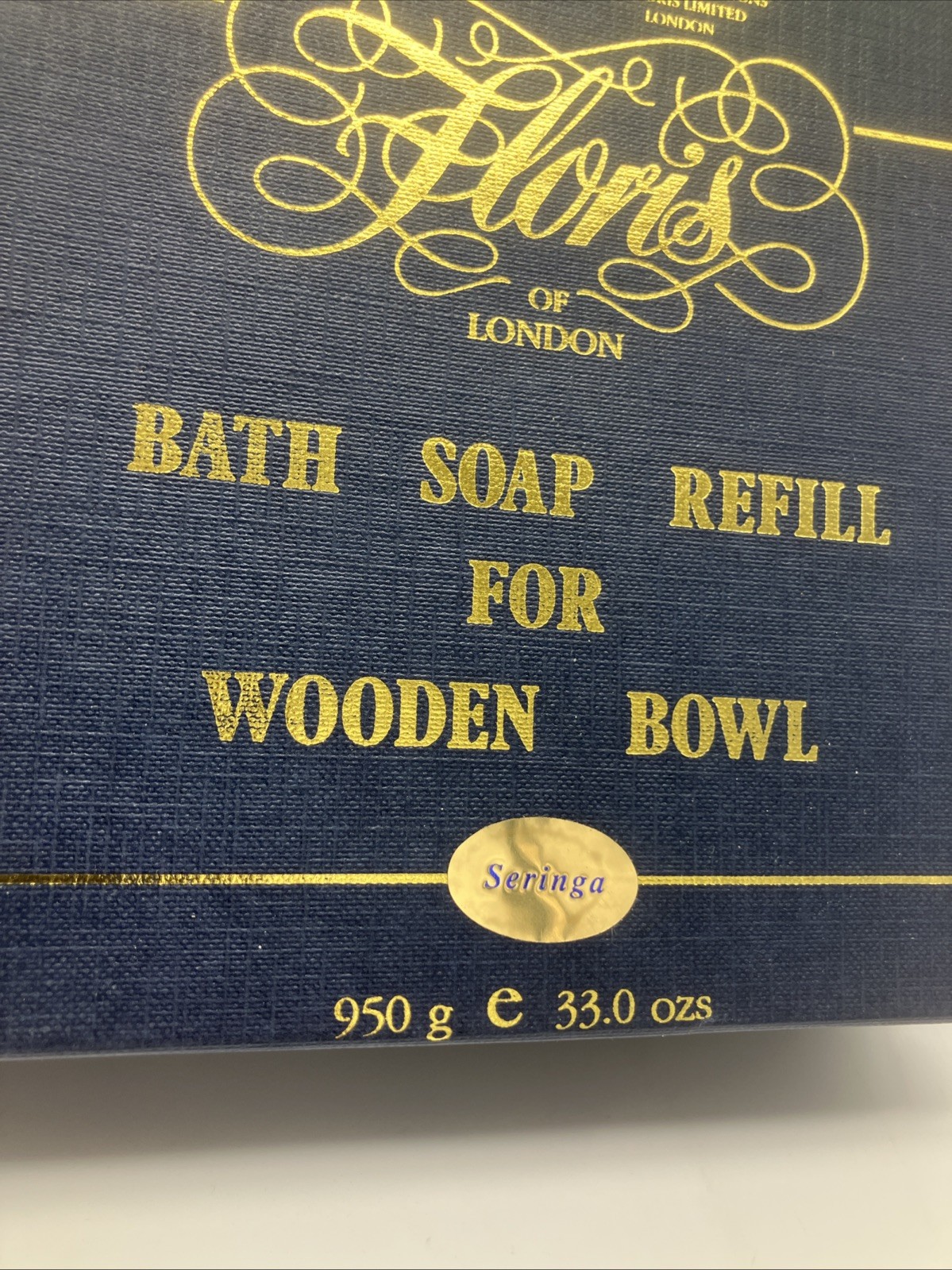 Floris Of London Luxury Bath Soap Refill For Wood Bowl Seringa Large 33 Oz Bar