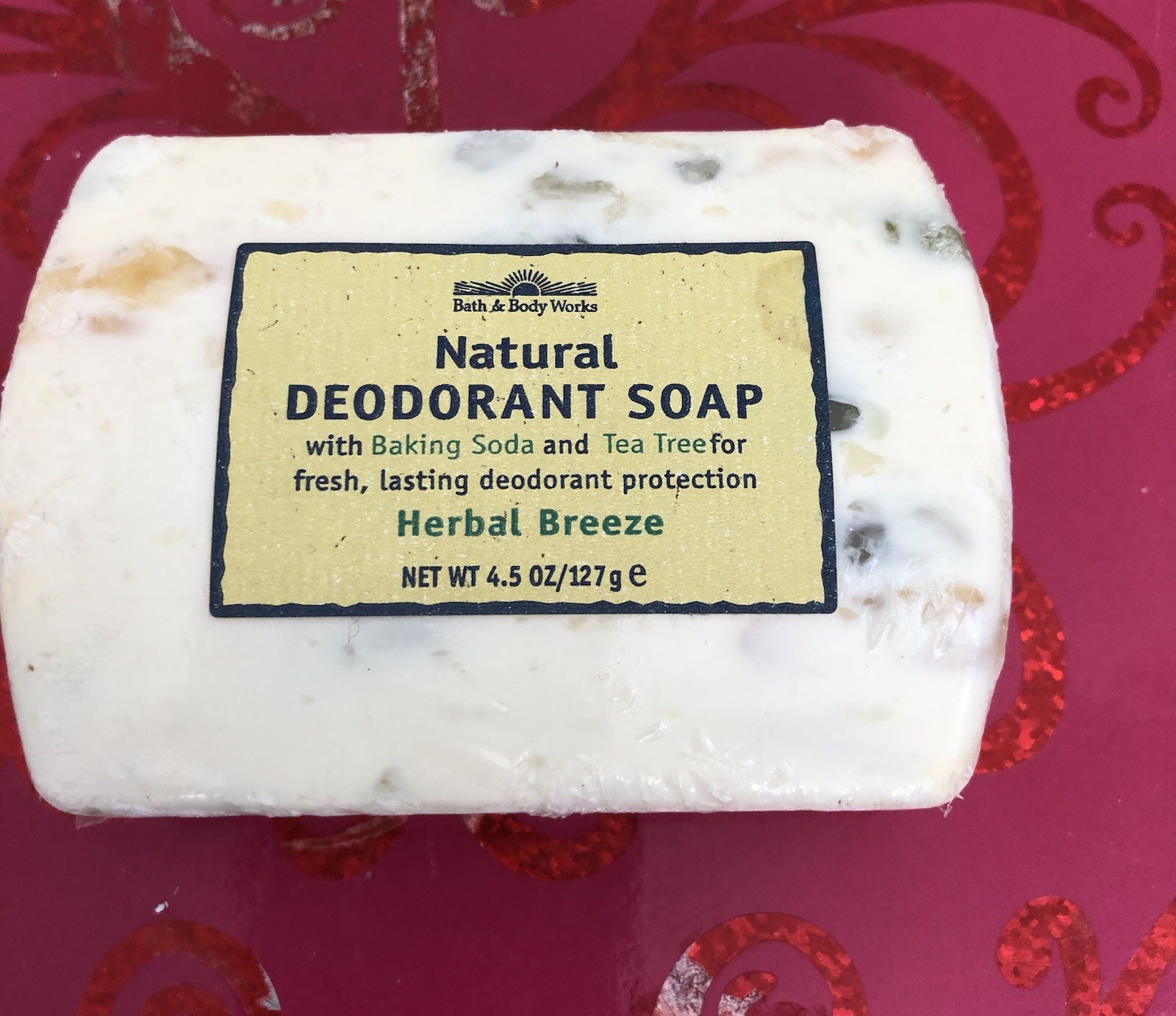 Bath & Body Works HERBAL BREEZE Natural Deodorant Soap Bar 4.5 oz RARE