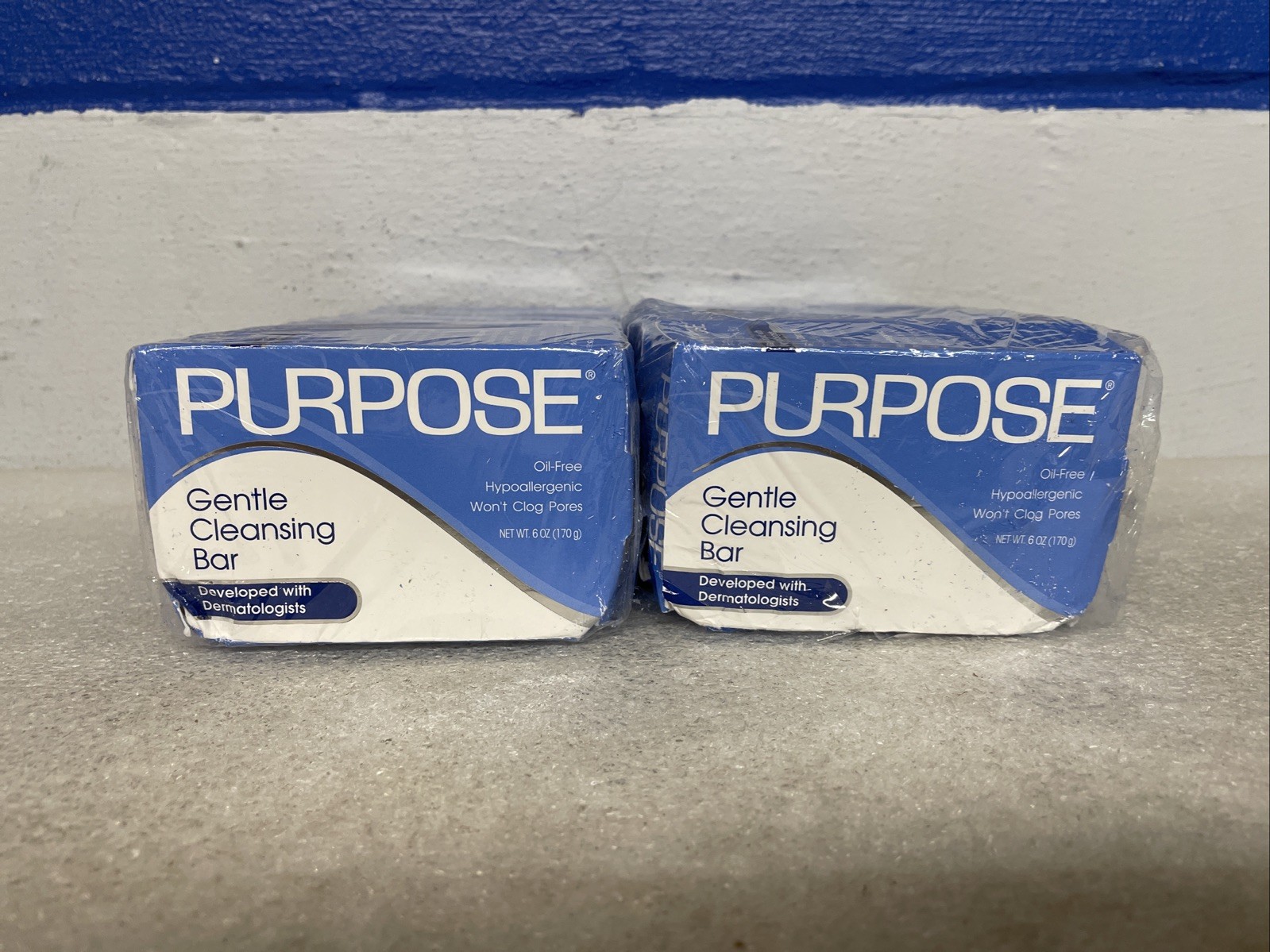 Purpose Gentle Cleansing Face Bar Oil-Free Hypoallergenic 6Oz Lot Of 12 Bars New