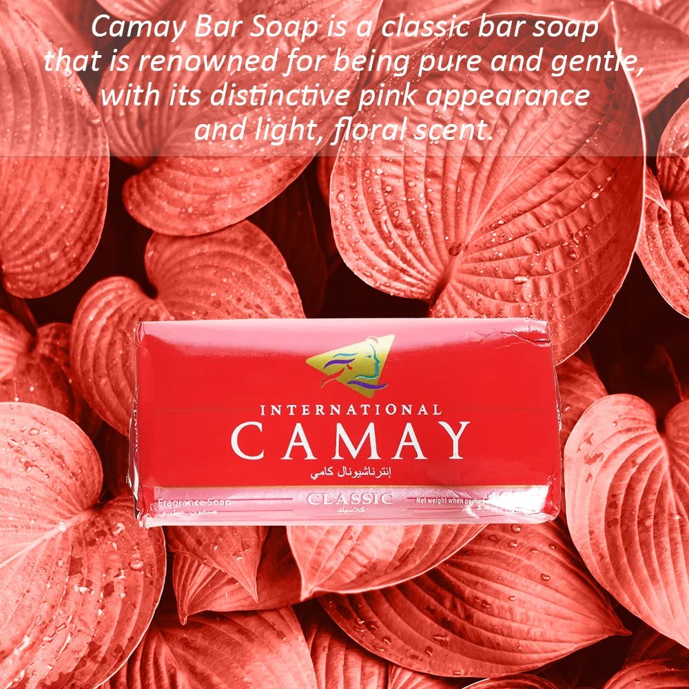 Camay Classic Bar Soap – Moisturizing Camay Classic Soap, Softly Scented Camay