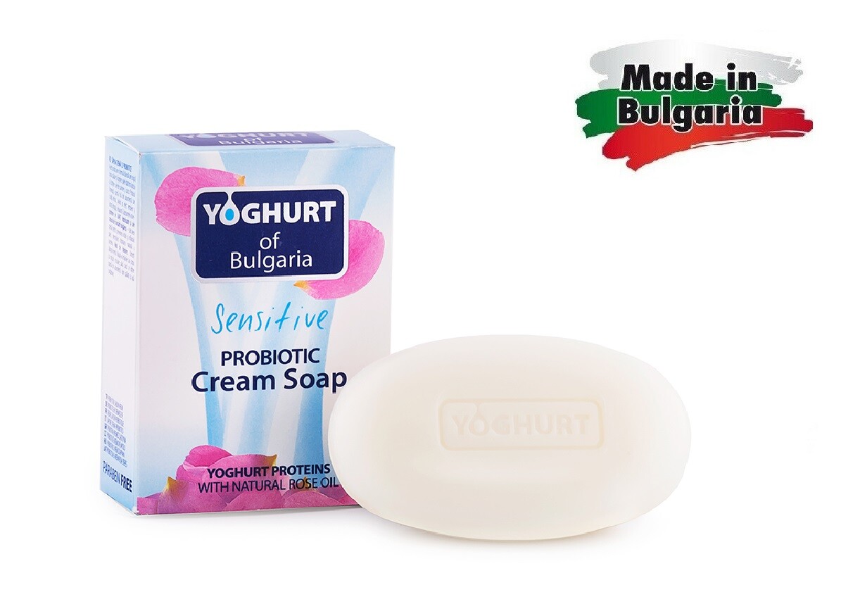 SOAP “YOGHURT OF BULGARIA” WITH HYDROLYZED YOGHURT PROTEIN AND NATURAL ROSE OIL