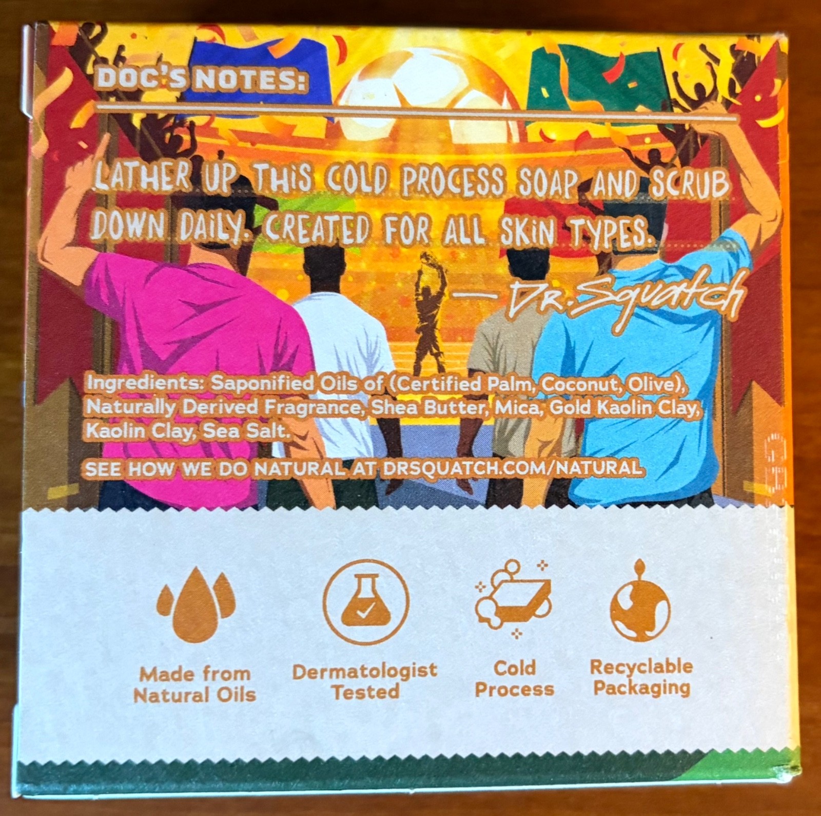 Dr. Squatch Dr Squatch ~ GOLDEN GLORY – FIFA 2026 soccer ~ Limited Edition⚽️ 🏟️