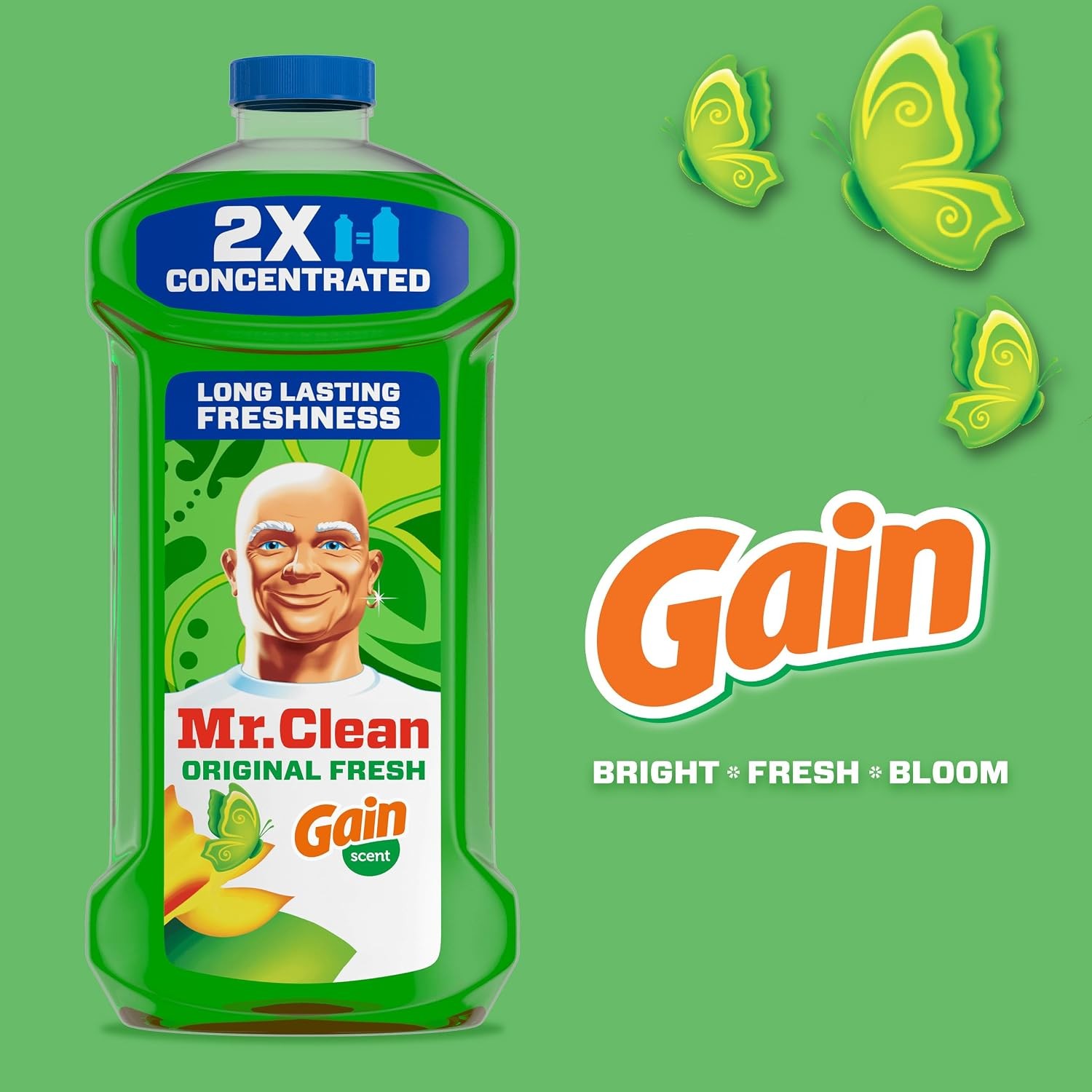 Mr Clean 41 Oz All Purpose Floor Cleaner for Mopping Home Bathroom Kitchen