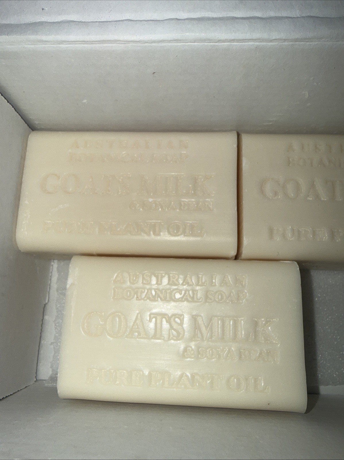 AUSTRALIAN BOTANICAL SOAP – Goats Milk with Soya Bean Oil Bar 7 Oz 3 – PCS