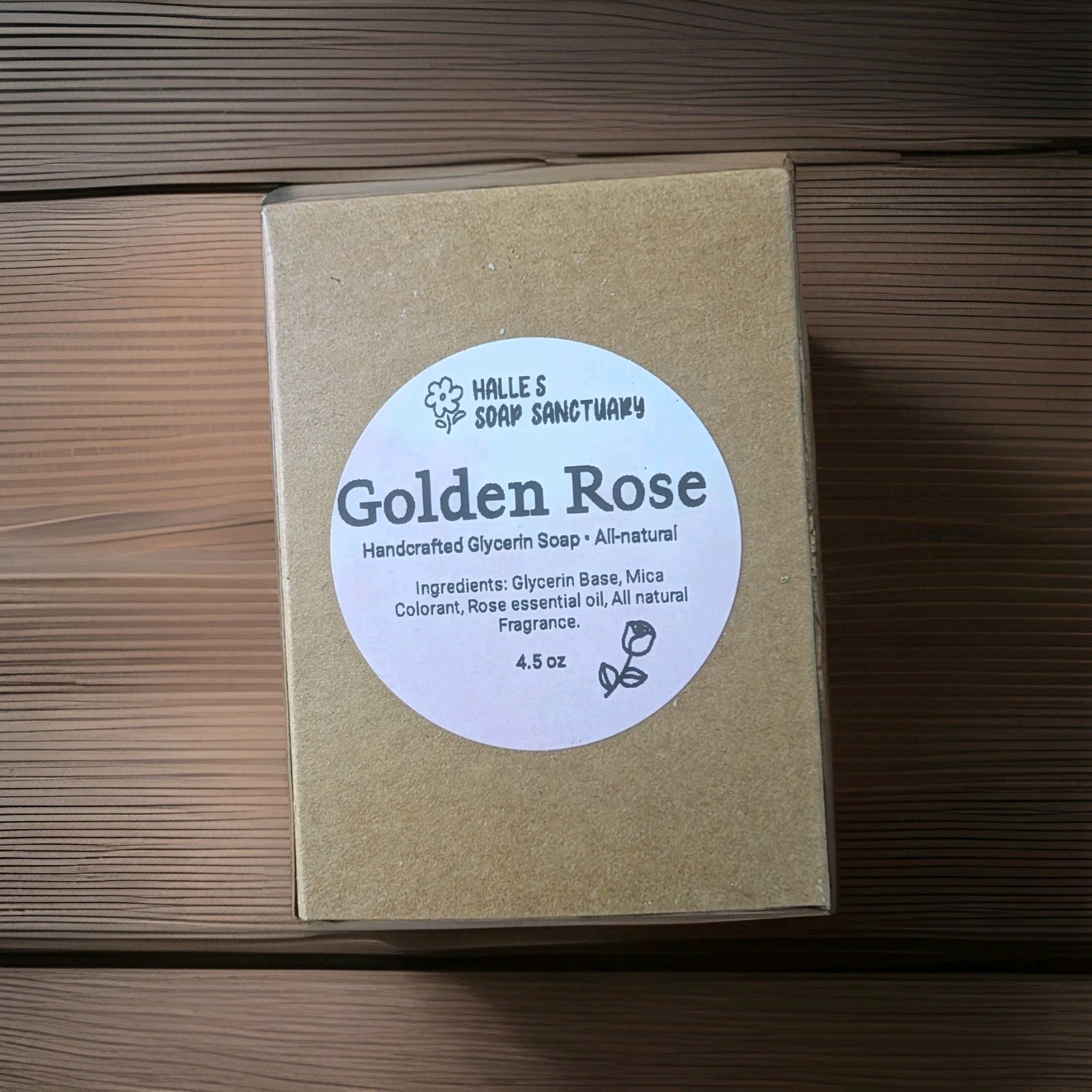 Garden Rose, Glycerin Based Body Soap, All-natural, Rose Essential Oil