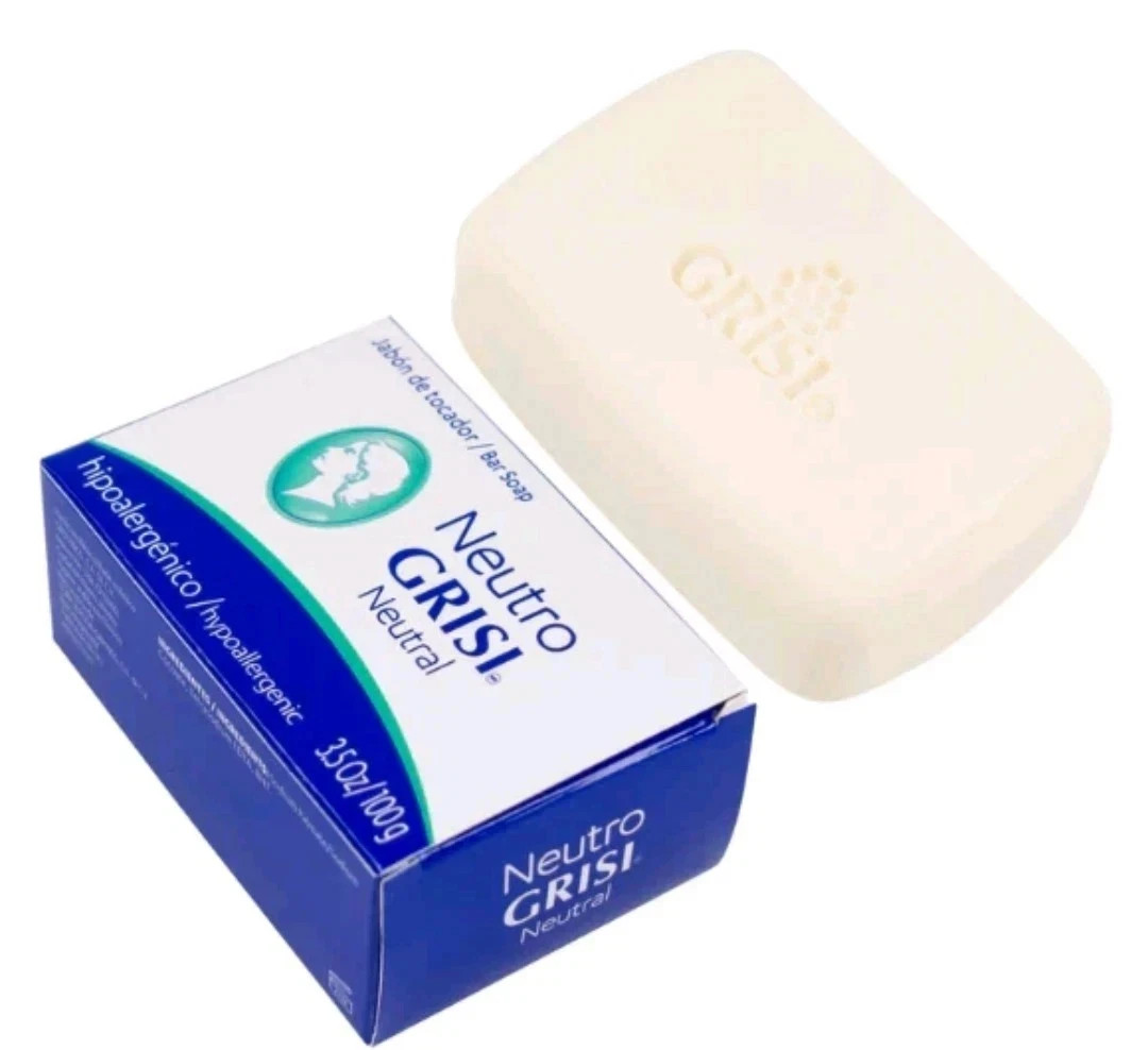 6pk – Neutral Soap – Hypoallergenic – Jabon Neutro – Grisi
