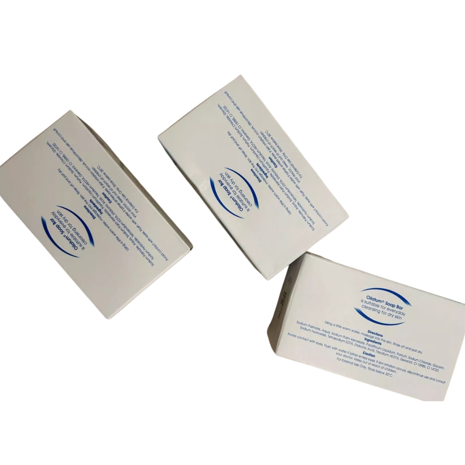 3X Oilatum Soap Bar for Dry & Sensitive Skin Calm and Soothe Dry, Itchy Skin