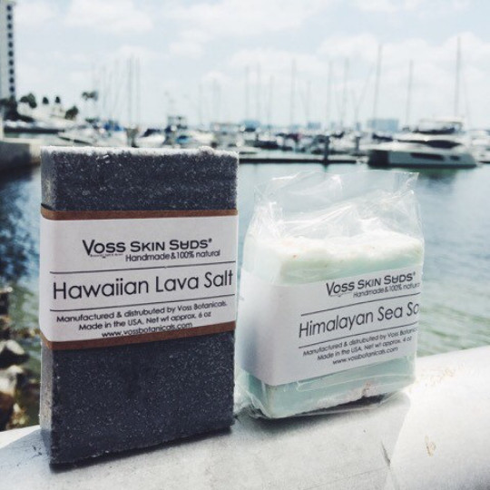 Sea Salt Soap | Hawaiian Black Lava – Charcoal Soap | Exfoliating Salt Bar