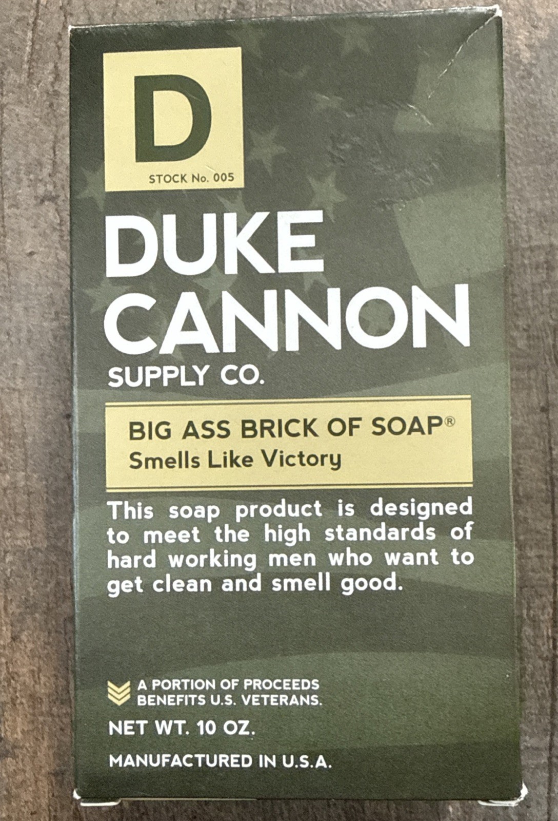 Duke Cannon New 10 oz Big Ass Brick of Soap Made in USA Smells Like Victory