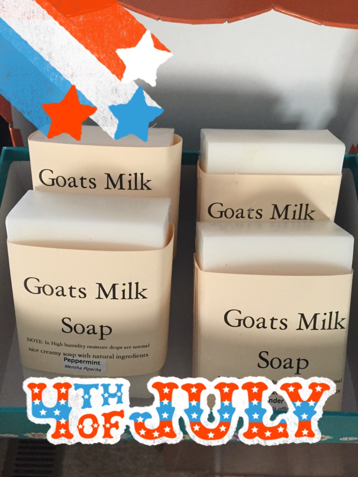 Zelda’s Goats Milk Handpoured with Essential Oils Sets of 4 Bars 5oz Each