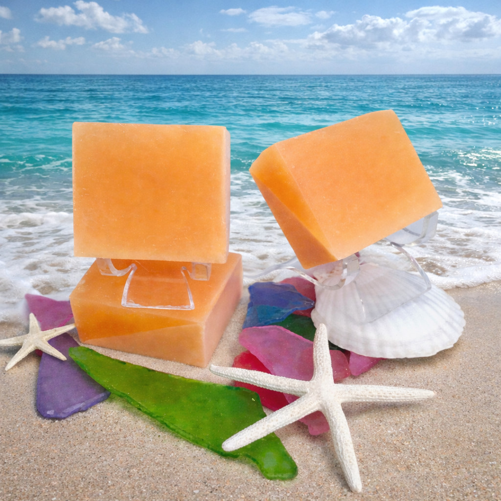 OCEANSIDE SOAP 2 GOAT’S MILK/GLYCERIN BARS- INCREDIBLE SCENTS/LUXURIOUS SOAPS!