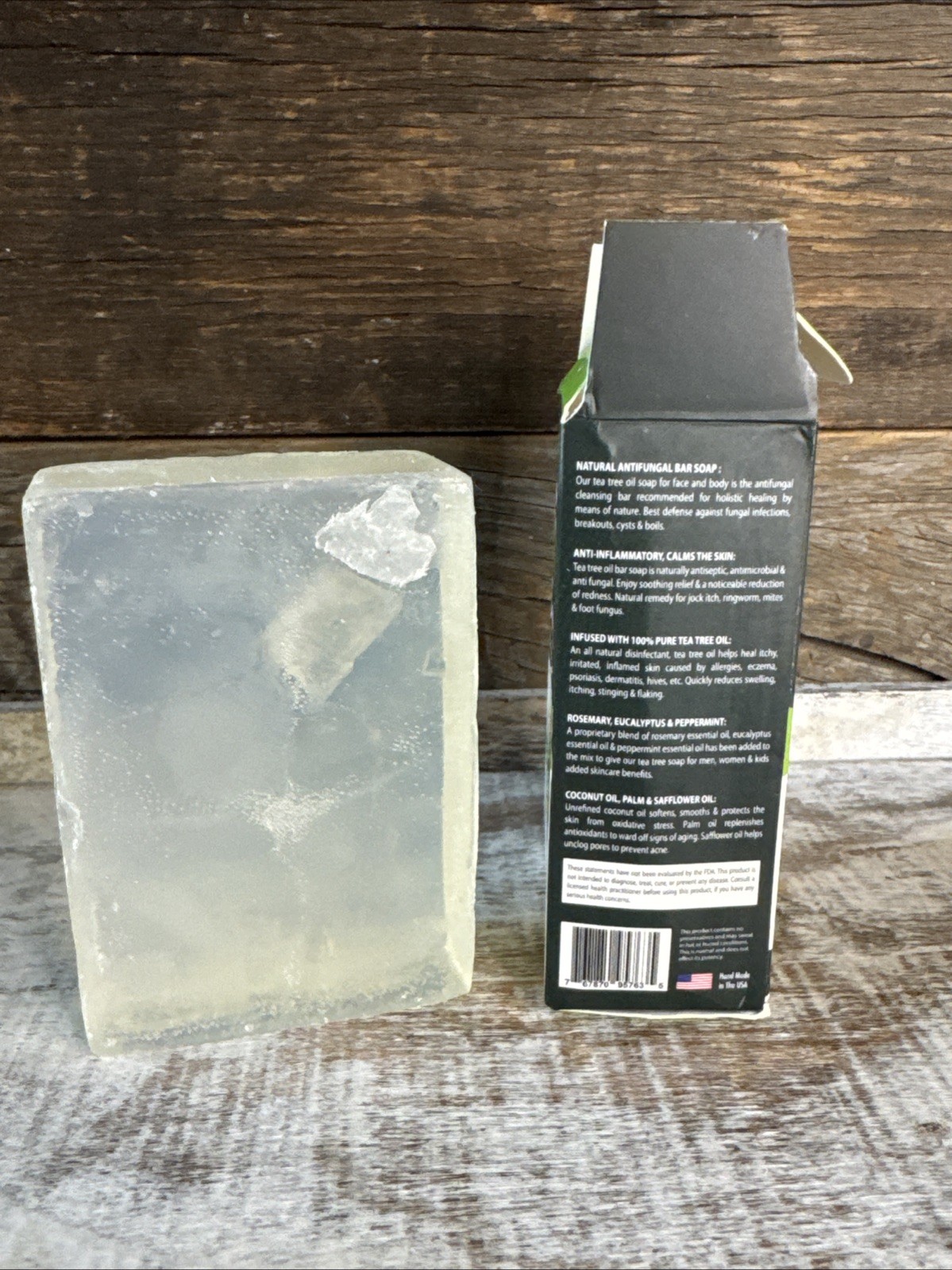 Natrulo Tea Tree Oil Soap Bar Face & Body 4oz | MSRP = $13