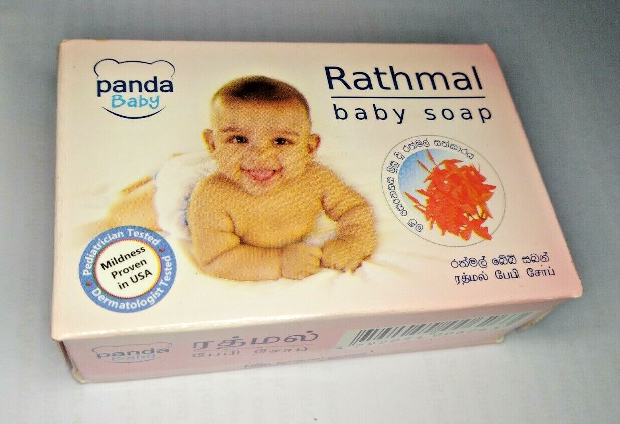 Panda Baby Rathmal Baby Soap 75g 78%TFM Mildness Proven In USA