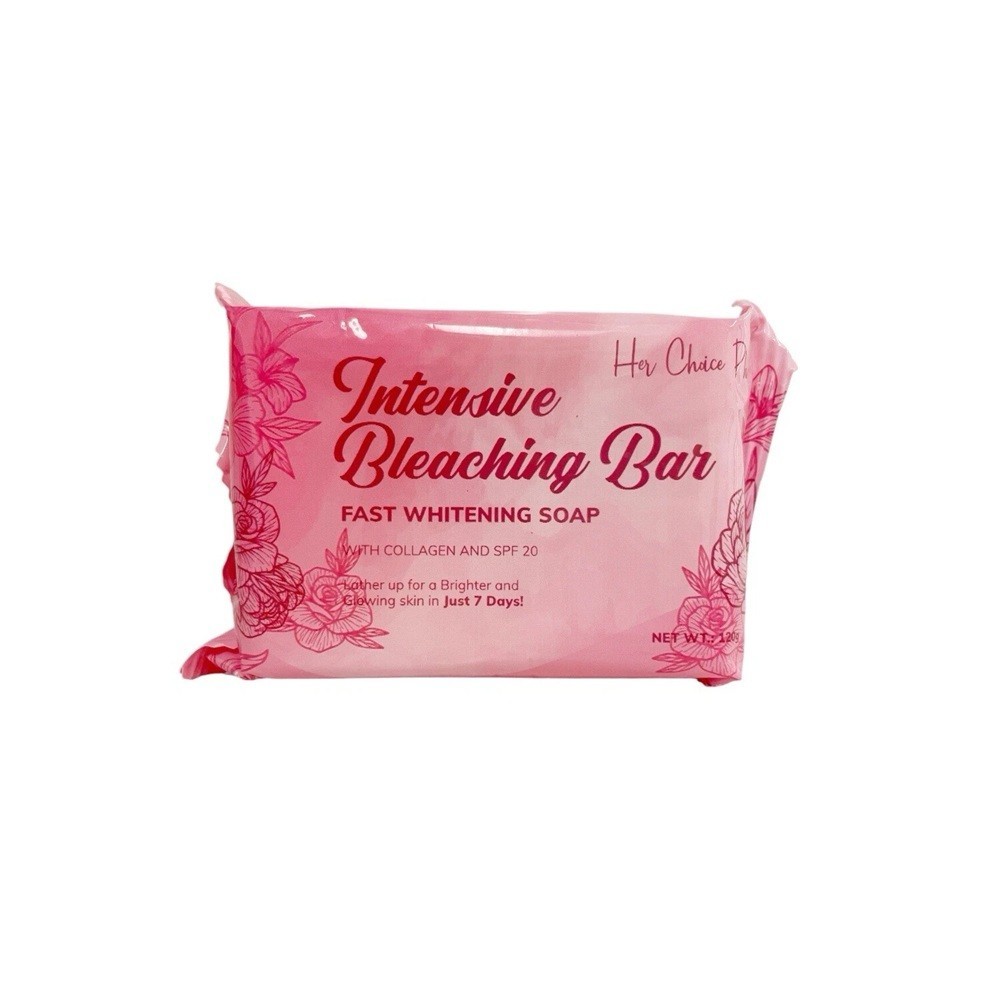 3 Bars Her Choice Intensive Bleaching Bar Fast Whitening Soap (120g each)