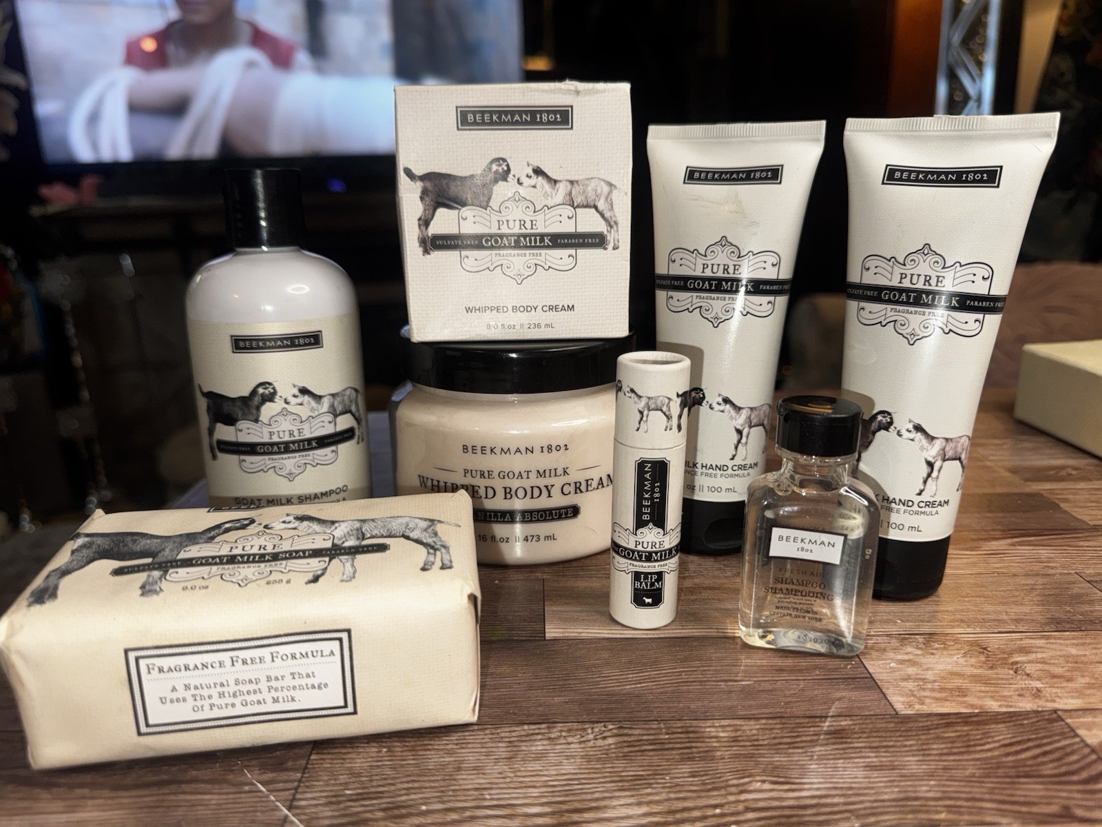 Beekman Fragrance Free Pure Goat Milk Soap Hand Cream Body Cream Shampoo Lot