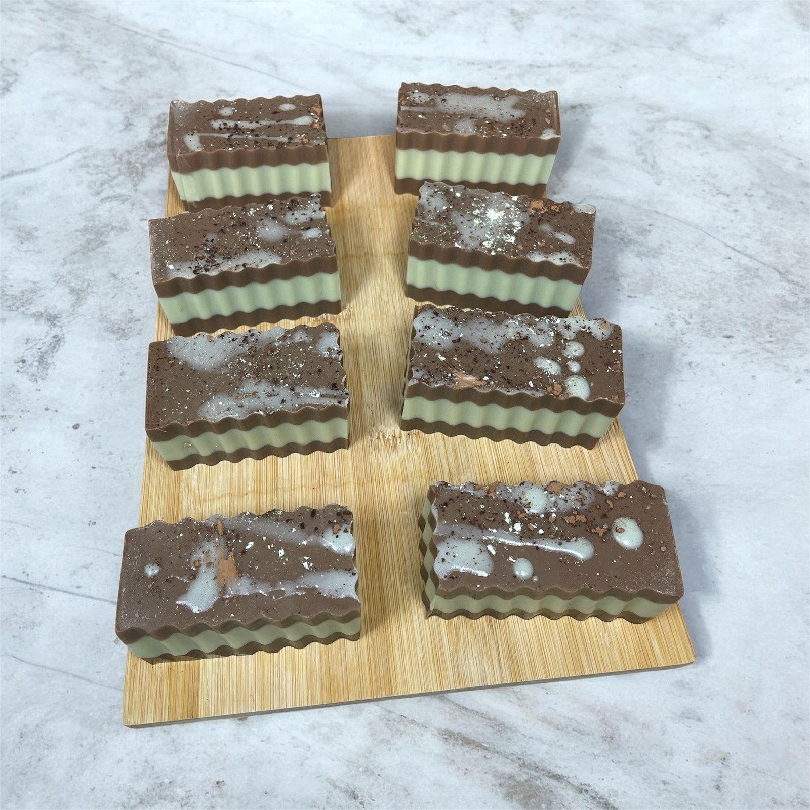 Dubai Chocolate Goat Milk Soap Bar, All Natural, Party Favor, Gift, handmade