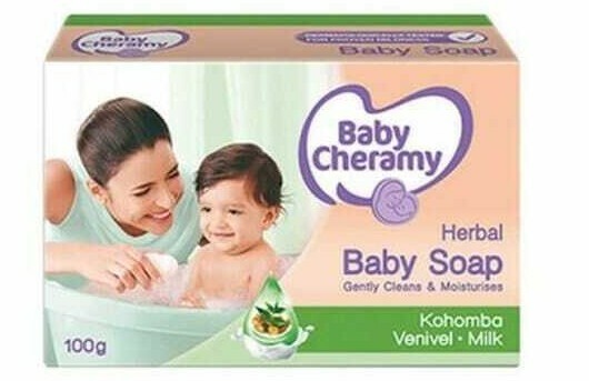 BABY SOAP- Baby Cheramy Floral & Herbal Milk Soap Moisturising (100g) Sri Lanka
