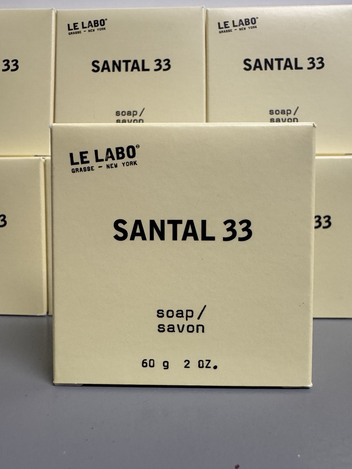 8 PACK Le Labo Santal 33 Bar Soap 2oz 60g Individually Boxed