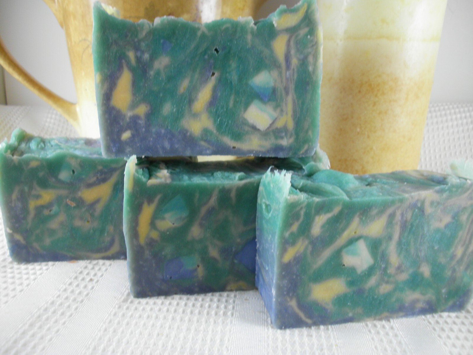 Sea Salt, Shea, Cocoa Butter Organic Goat Milk Soap Homemade Handmade