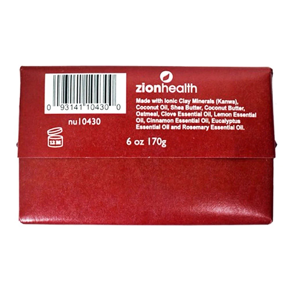 Zion Health Ancient Clay Soap Grave Robber Oil Moisturizing Earthy Soap 6 Ounce