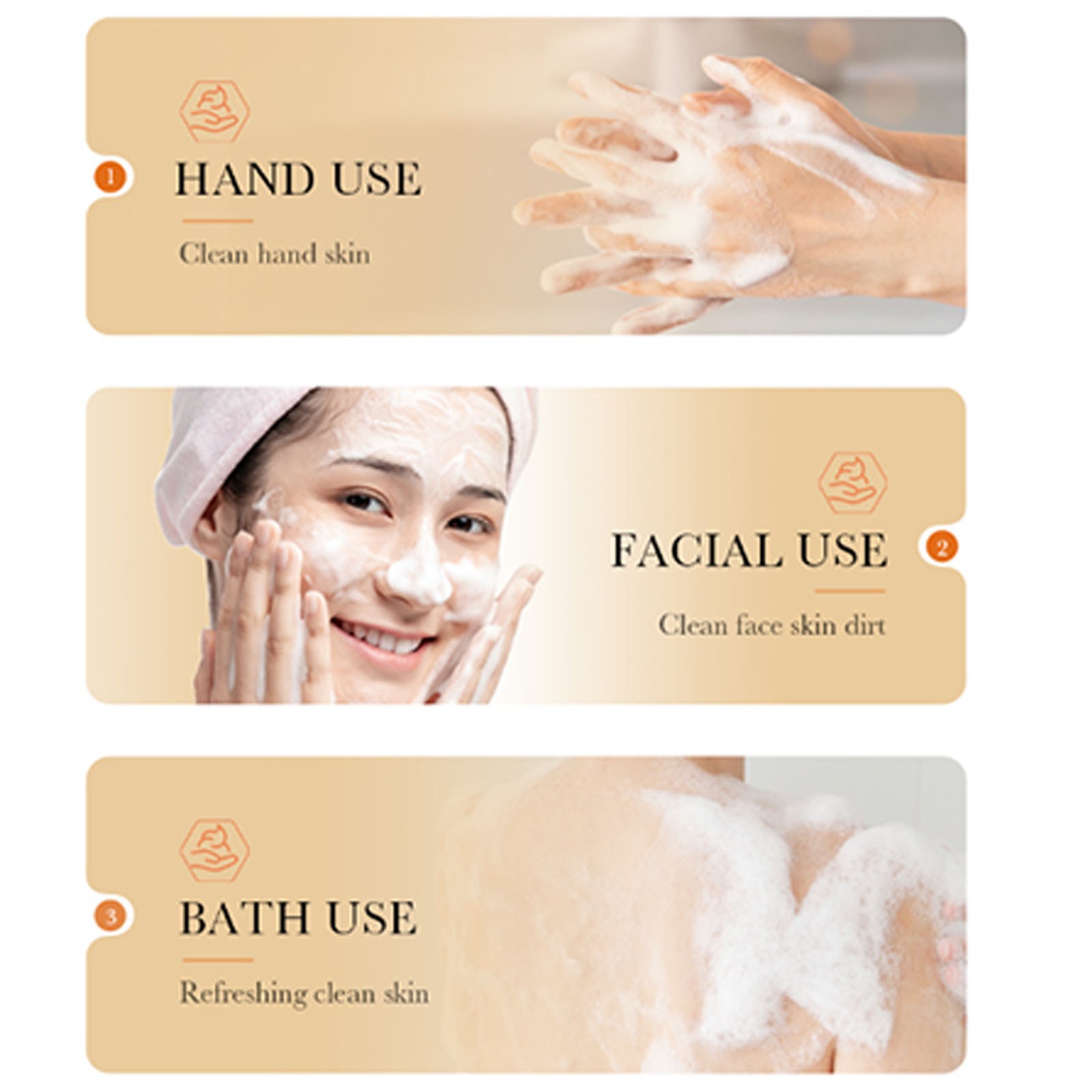 2Pcs Soap Bar Shower Soap Honey Soap Oil Control Manuka Honey Soap For Bathing