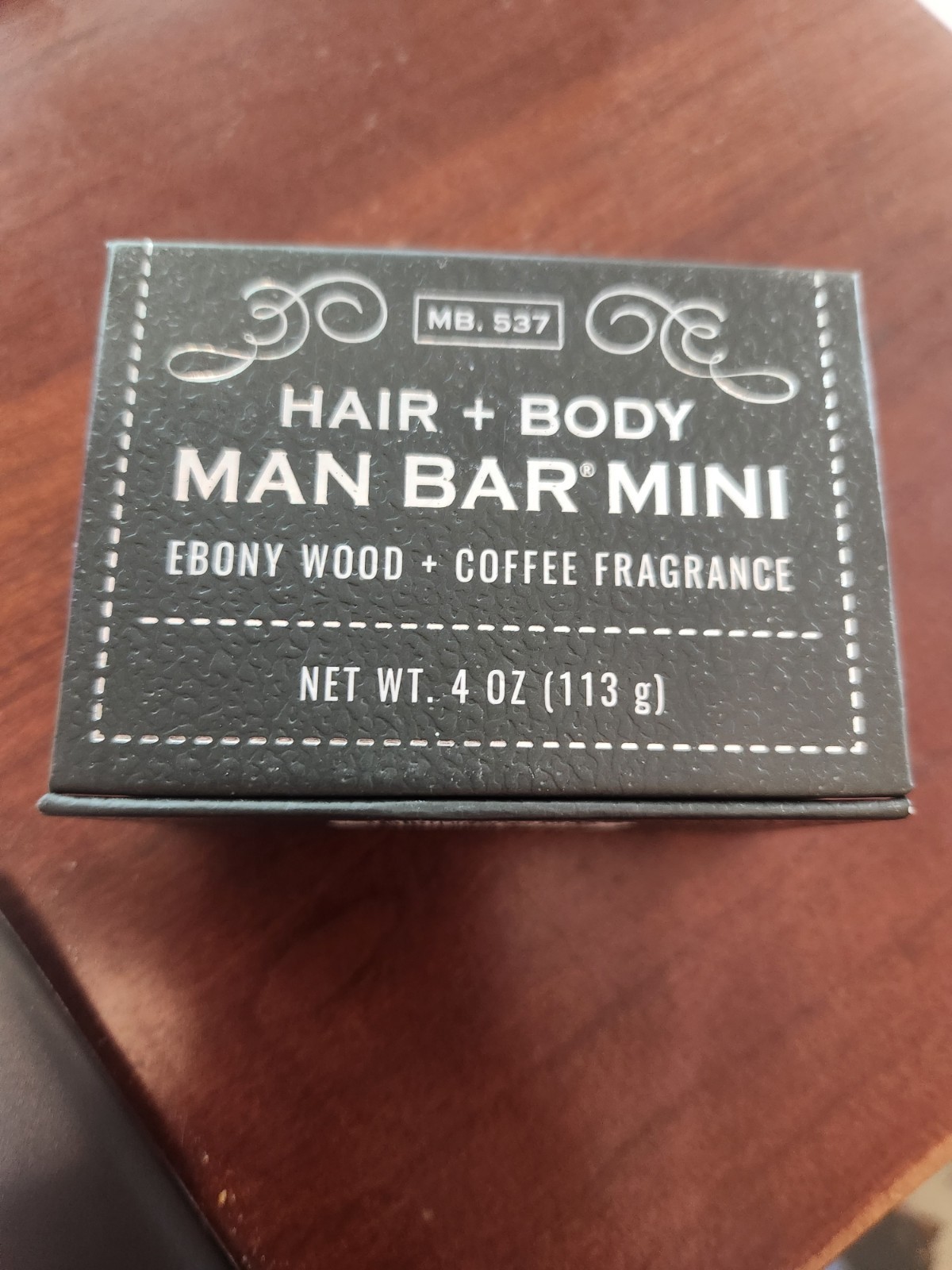 San Francisco Soap Company Hair and Body Mini-Bar 4oz (ebony wood+coffee)
