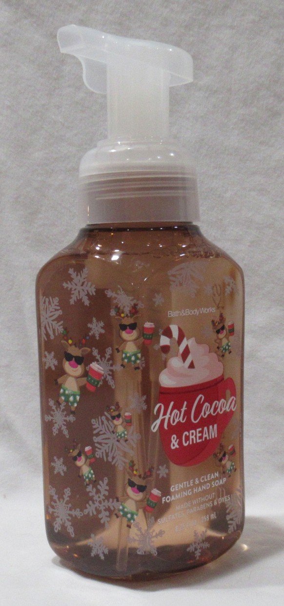 Bath & Body Works Gentle & Clean Foaming Hand Soap Lot Set 2 HOT COCOA & CREAM