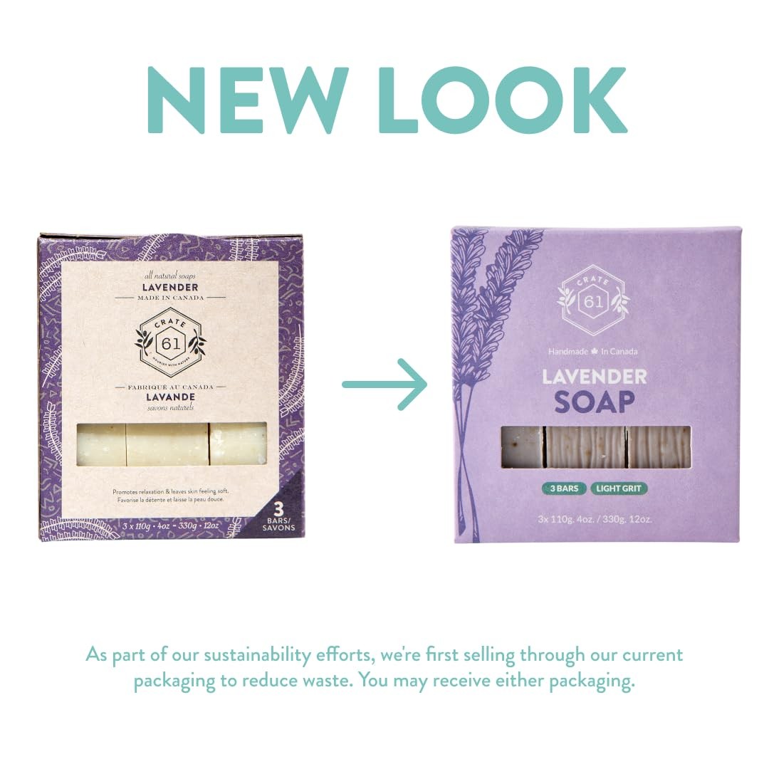 Crate 61, Natural Bar Soap, Vegan, Lavender, Handmade Soap With Premium Essen…