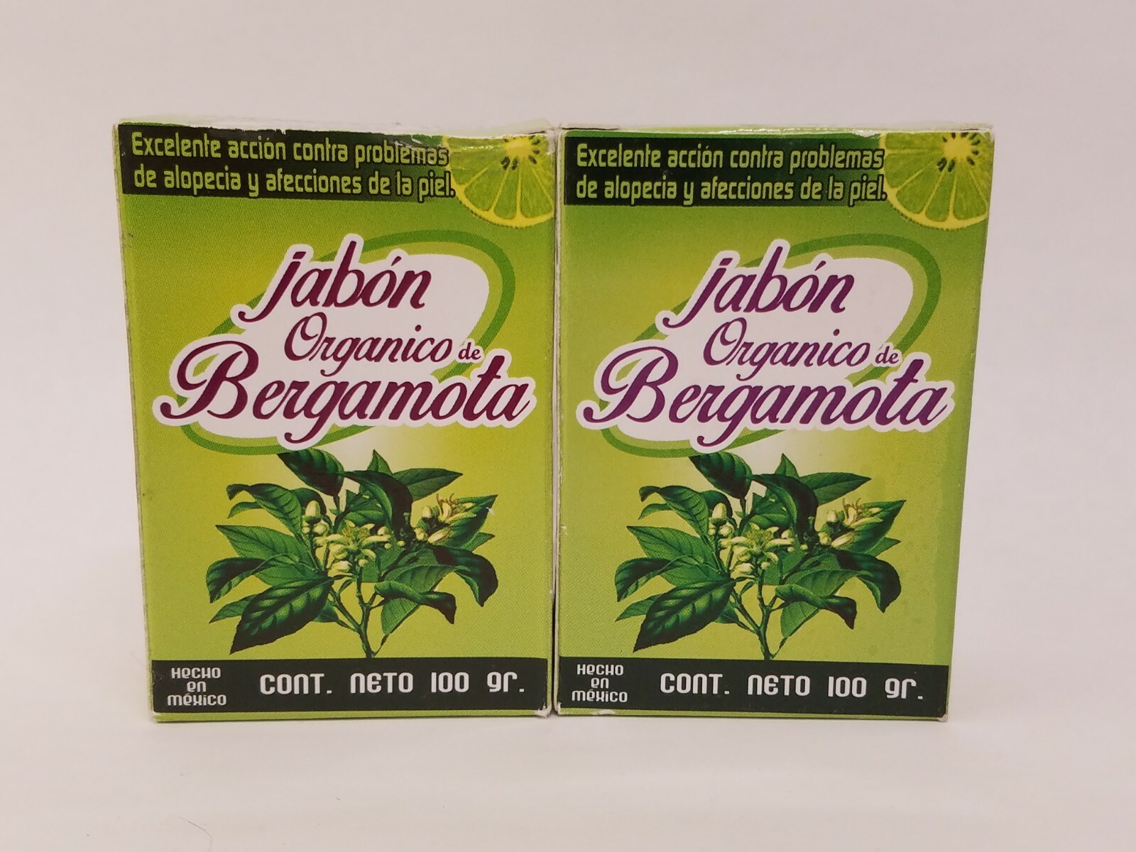 2X Pack Bergamot Soap///Jabon de Bergamota 100g Natural Life