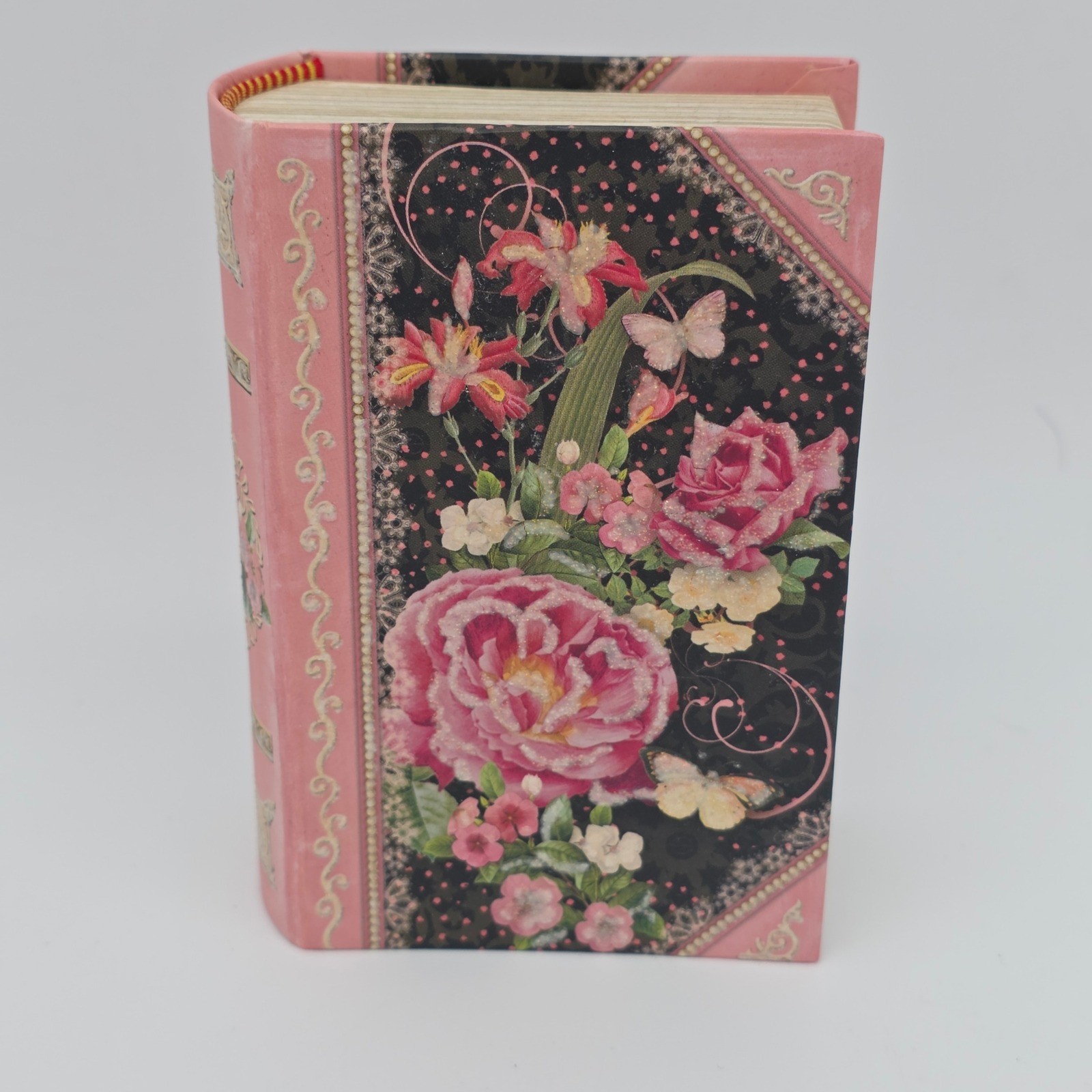 Punch Studio Citrus Passion Soap 4oz Pink Floral Keepsake Book Box New Sealed