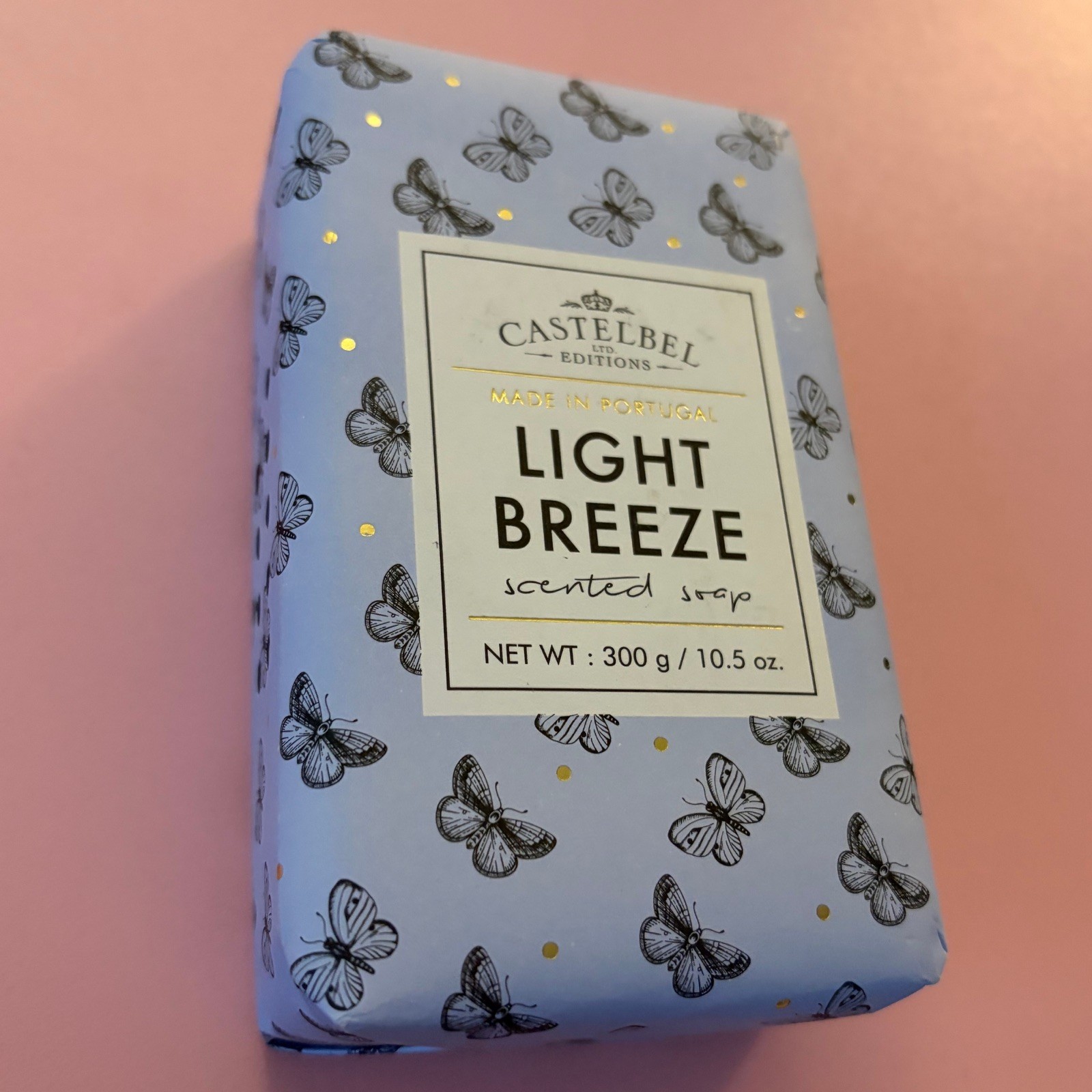 Castelbel Luxury Bath Bar Soap Light Breeze Scent 10.5oz Limited Edition